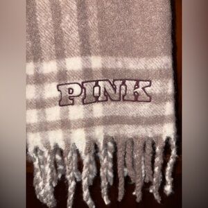 PINK Victoria's Secret Soft Plaid Scarf